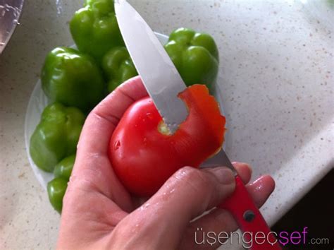 yemeklik domates nasıl doğranır